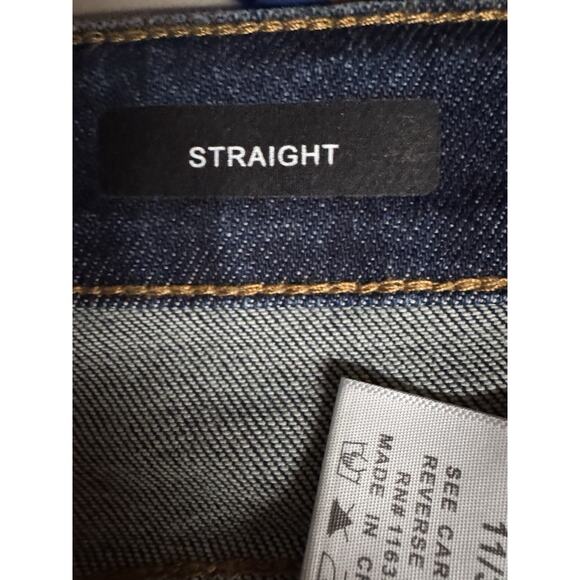 Judy Blue Womens Size 11/30 Straight Leg Dark Wash Denim Blue Jeans JB88575 - Picture 8 of 10